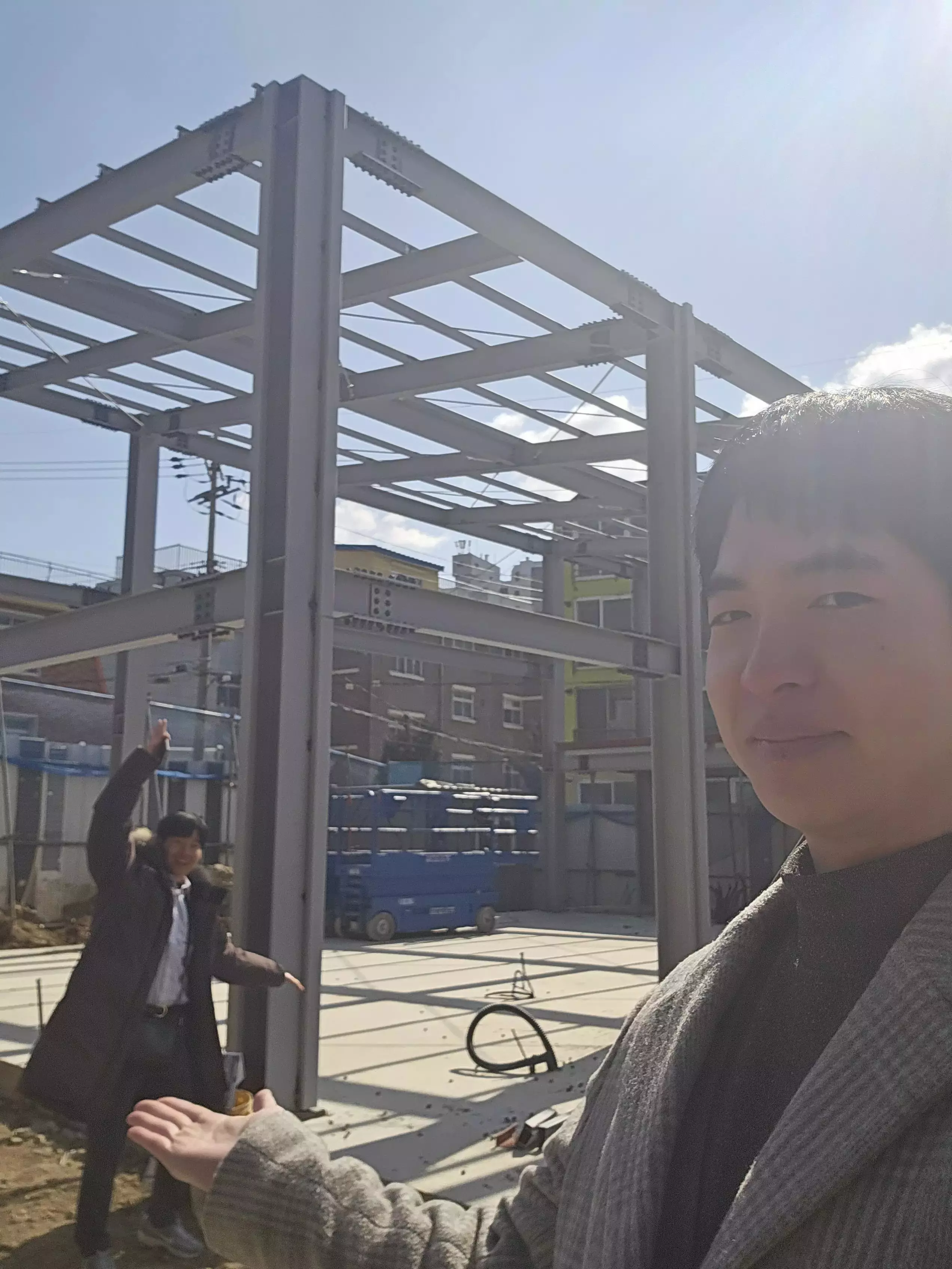용인 기흥구 KG모빌리티 서비스센터 준공 현장 사진 및 외관 마감 1
